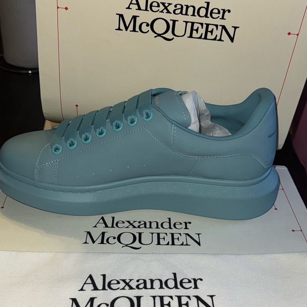Alexander McQueen Teal Sneakers
